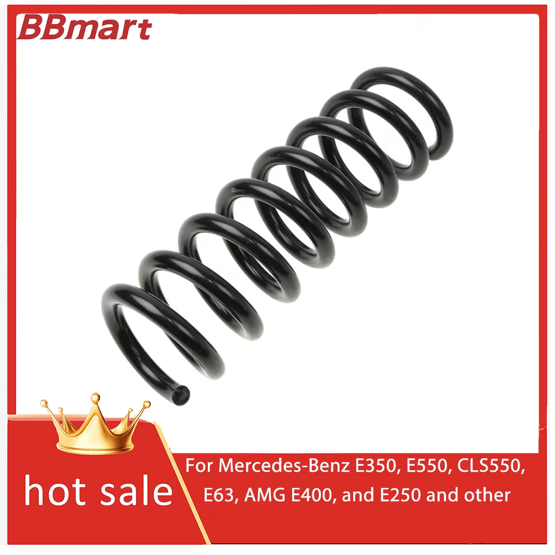 A2123240404 shock absorber springs suitable for Mercedes-Benz E350, E550, CLS550, E63, AMG E400, and E250.